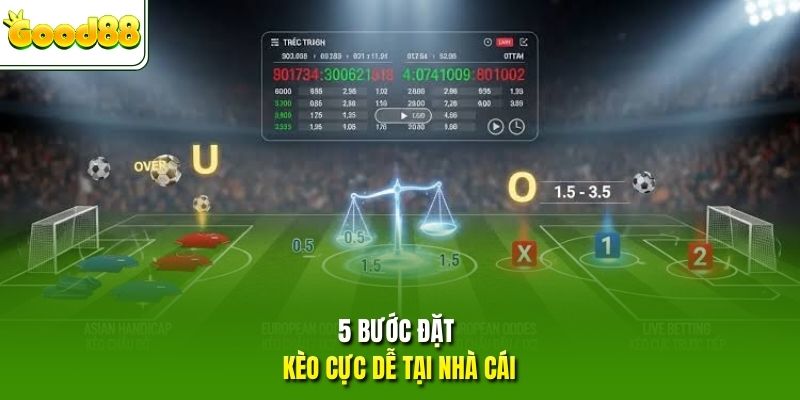 5 bước đặt kèo cực dễ tại nhà cái